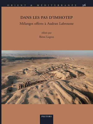 cover image of Dans les pas d'Imhotep